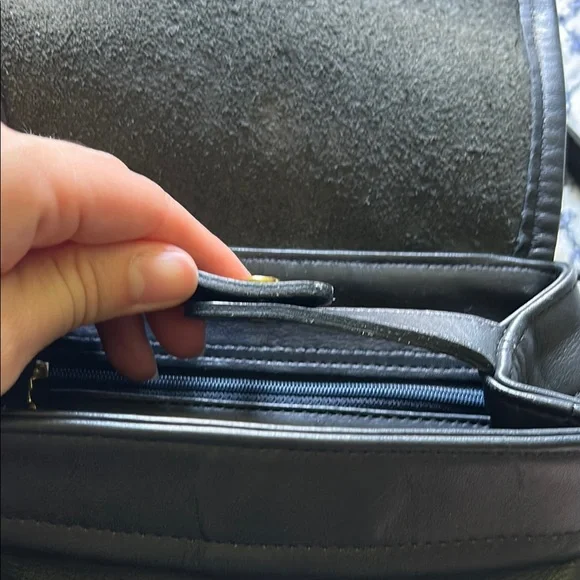 Coach Leather Backpack with Gold Buckle - Picture 11 of 14